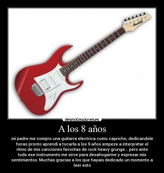 A los 8 años - 