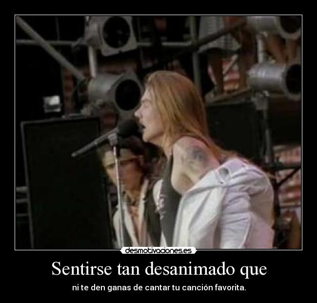 carteles cancion favorita musica axl roses guns roses izzy desmotivaciones