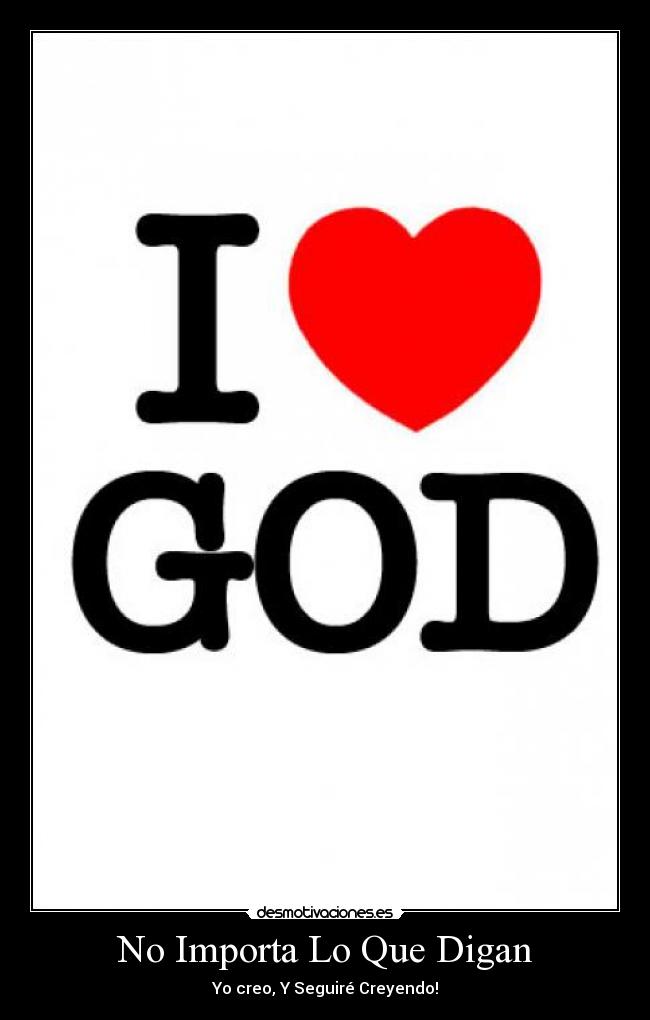 No Importa Lo Que Digan -