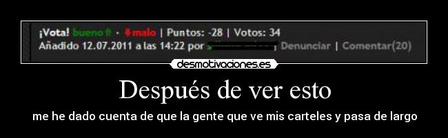 Después de ver esto - 