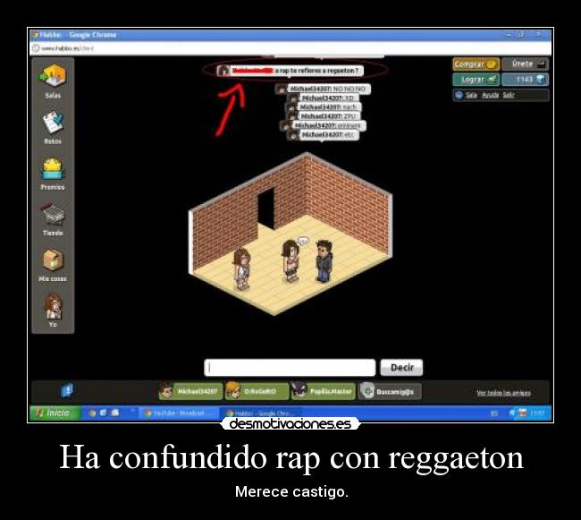 Ha confundido rap con reggaeton -
