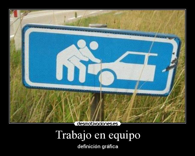 Trabajo en equipo - definición gráfica