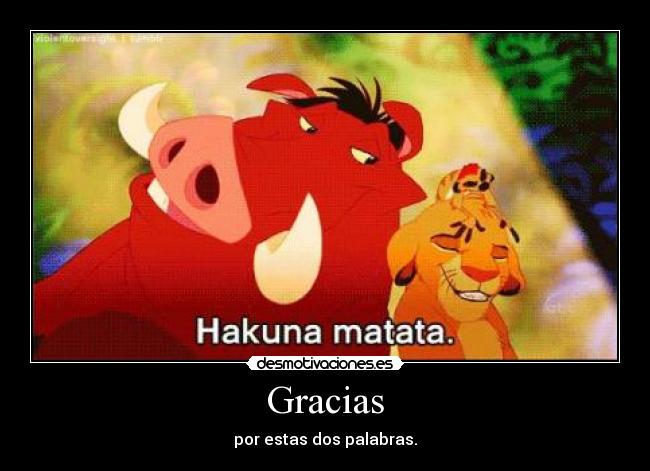 Gracias -