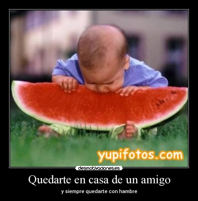 Quedarte en casa de un amigo - 