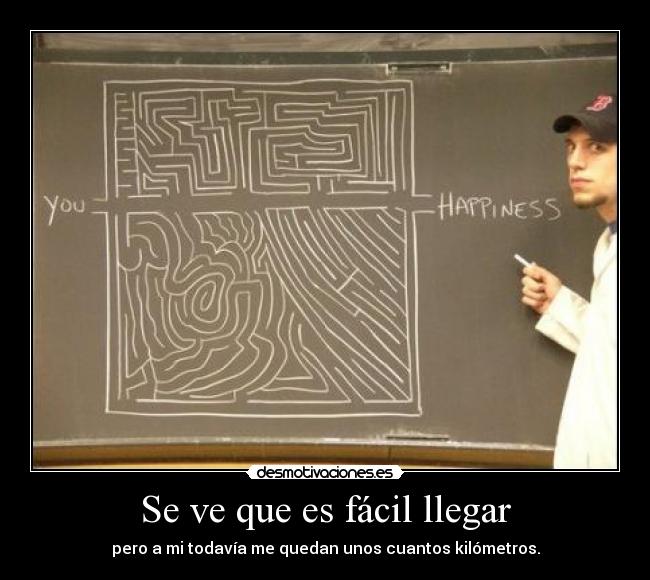 Se ve que es fácil llegar -