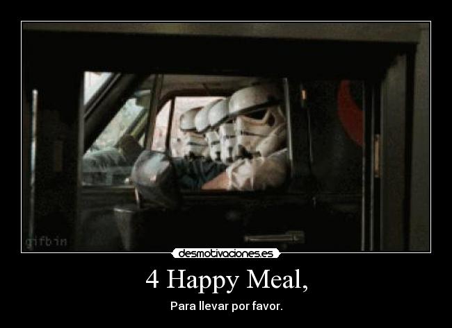 4 Happy Meal, -
