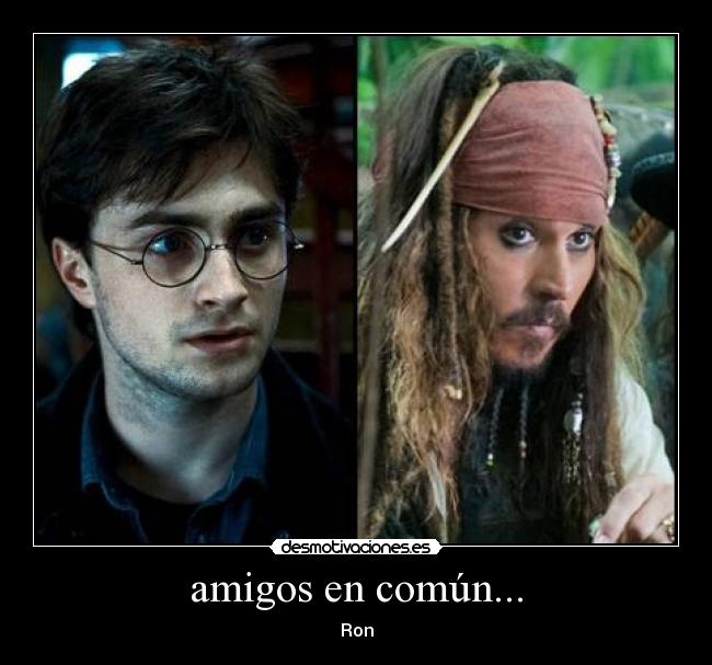 amigos en común... -
