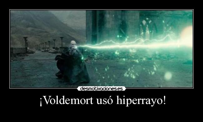 ¡Voldemort usó hiperrayo! - 