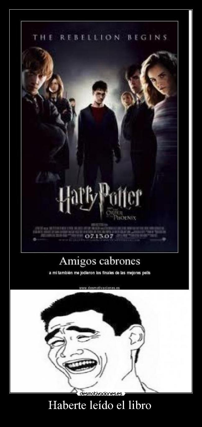 Haberte leído el libro -