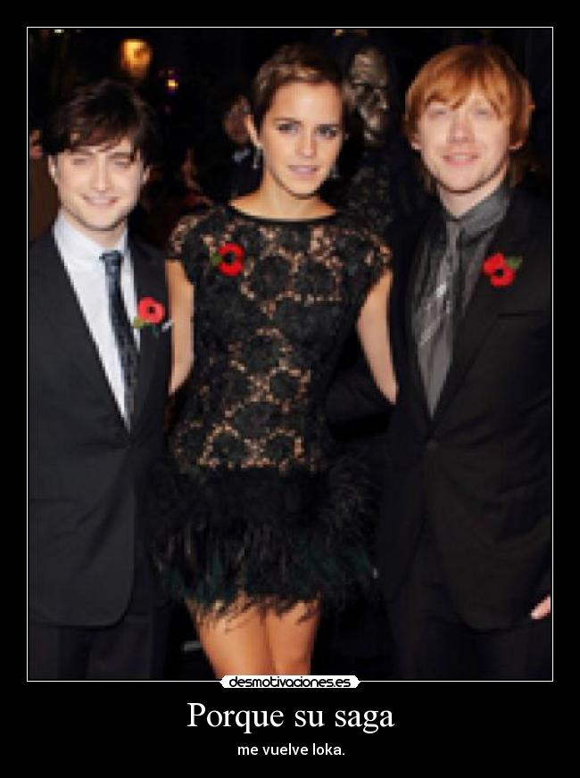 Porque su saga - me vuelve loka.