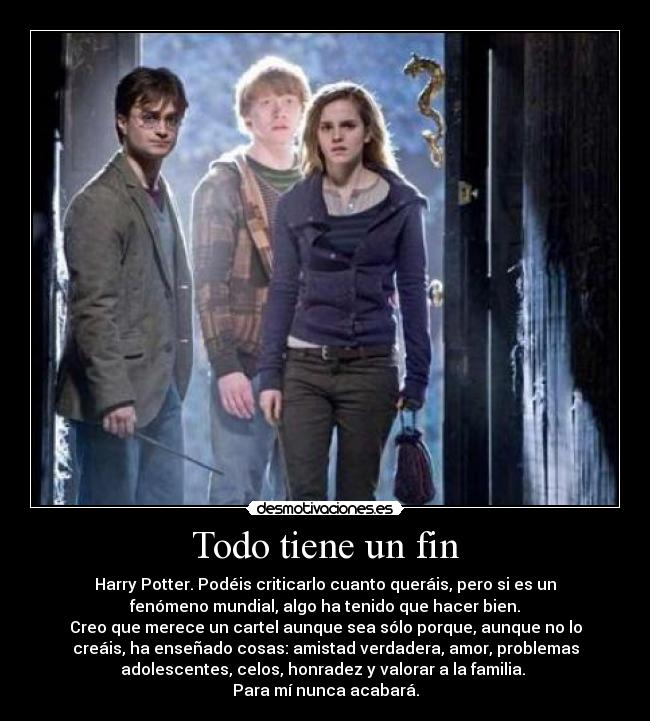 Todo tiene un fin -