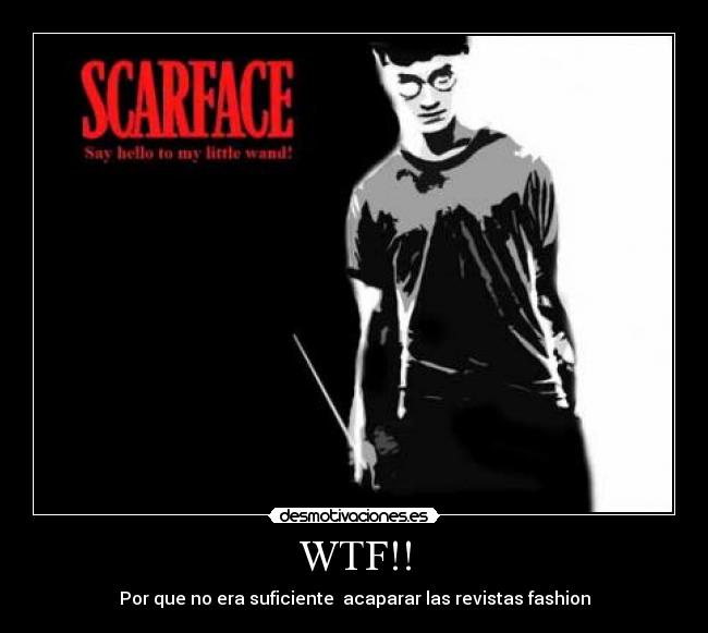 WTF!! - Por que no era suficiente  acaparar las revistas fashion