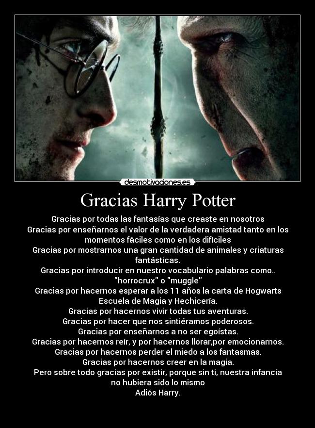 Gracias Harry Potter - 