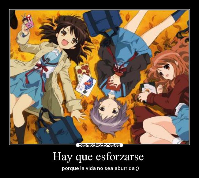 Hay que esforzarse  - 