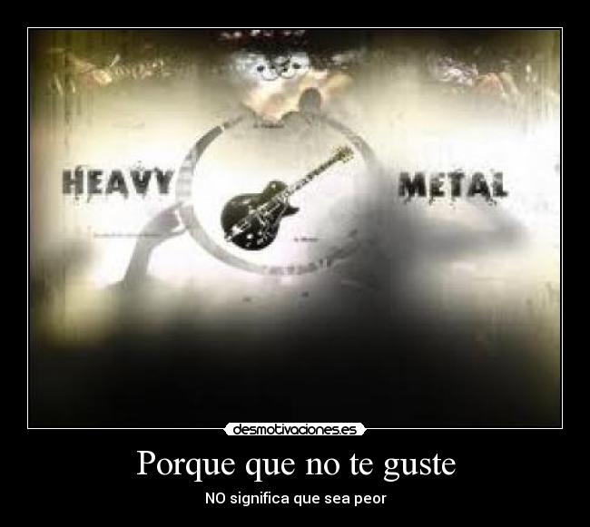 Porque que no te guste - 