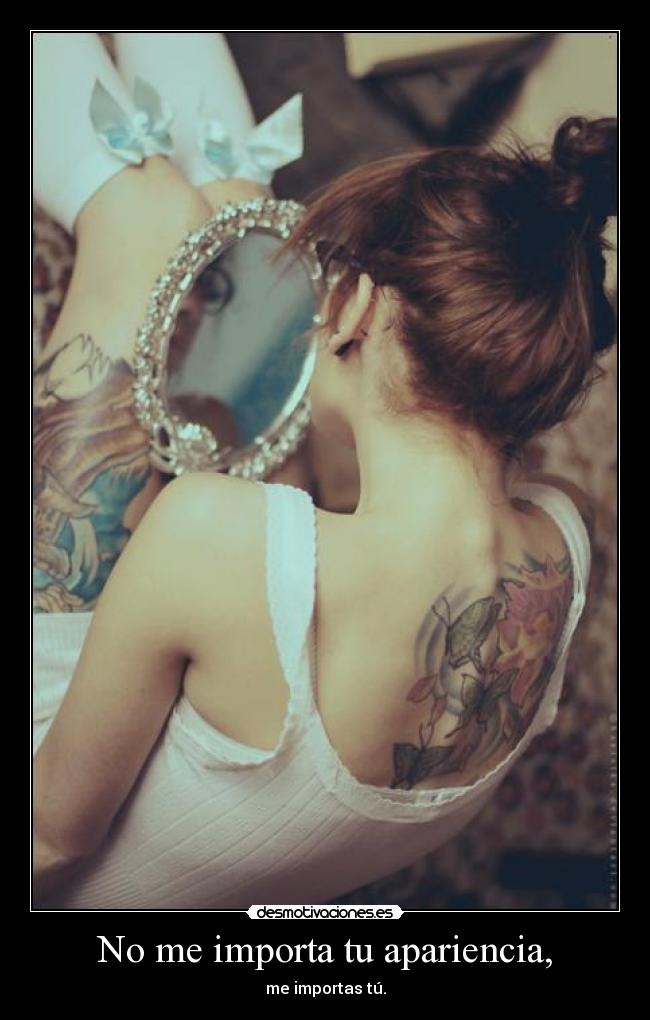 carteles aerdna66 amor tu apariencia fisico sentimientos diferente mismo desmotivaciones