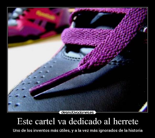 Este cartel va dedicado al herrete - 