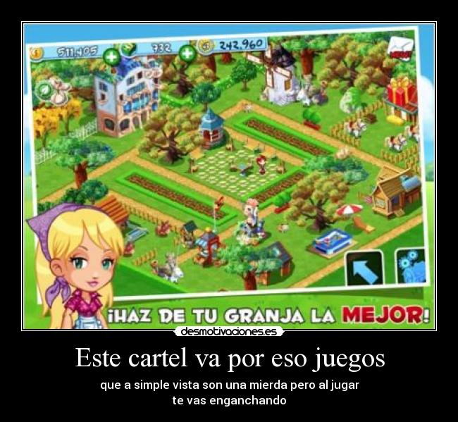 Este cartel va por eso juegos - 