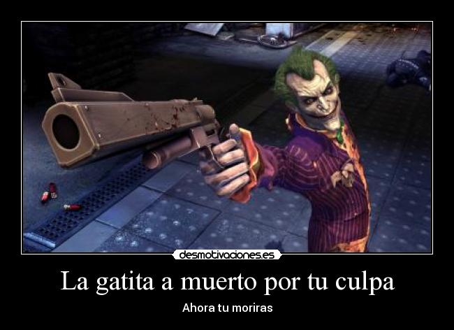 La gatita a muerto por tu culpa - Ahora tu moriras