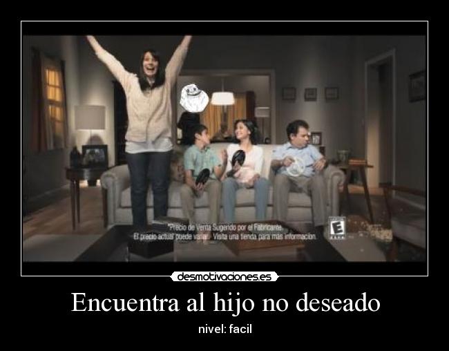 Encuentra al hijo no deseado - nivel: facil