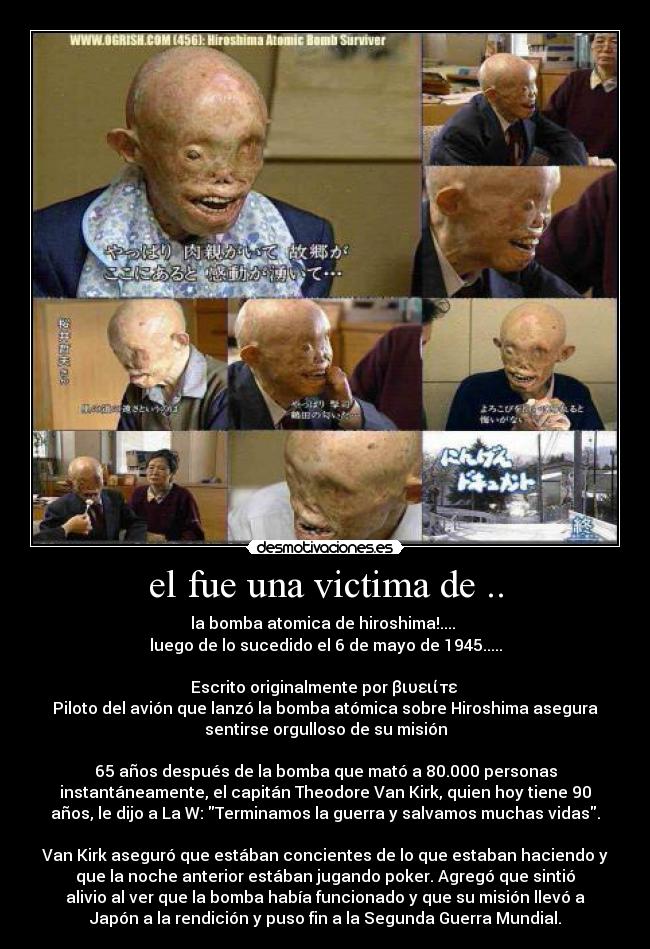 el fue una victima de .. - 