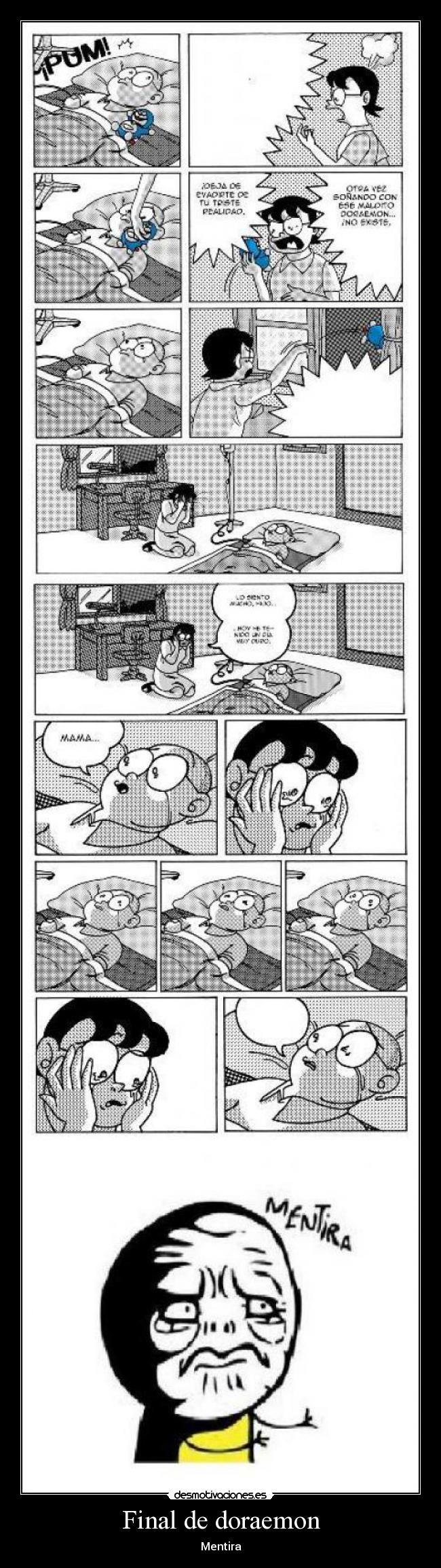 Final de doraemon - Mentira