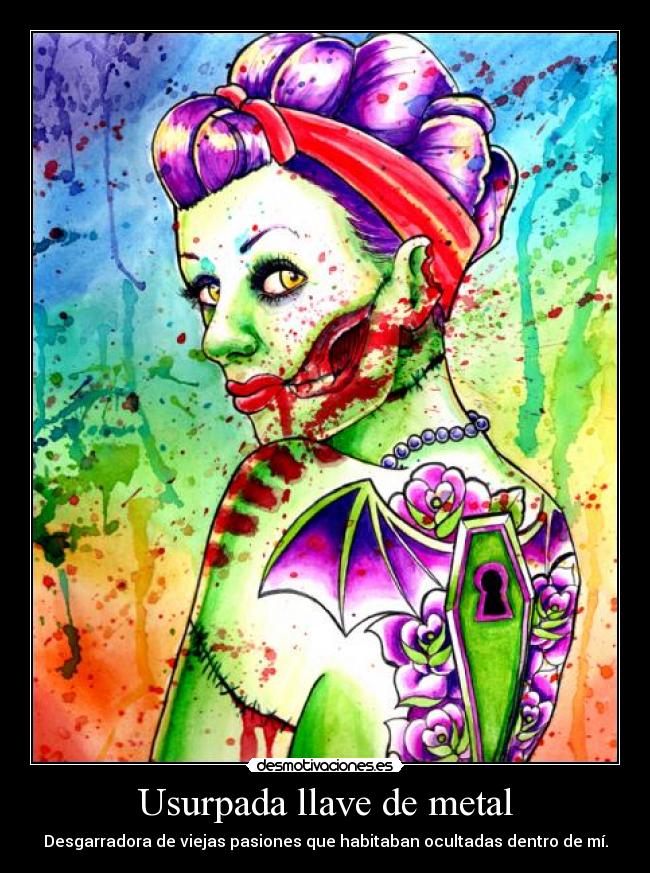 Usurpada llave de metal -