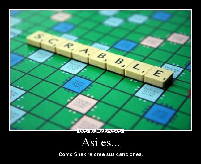 Asi es... - Como Shakira crea sus canciones.