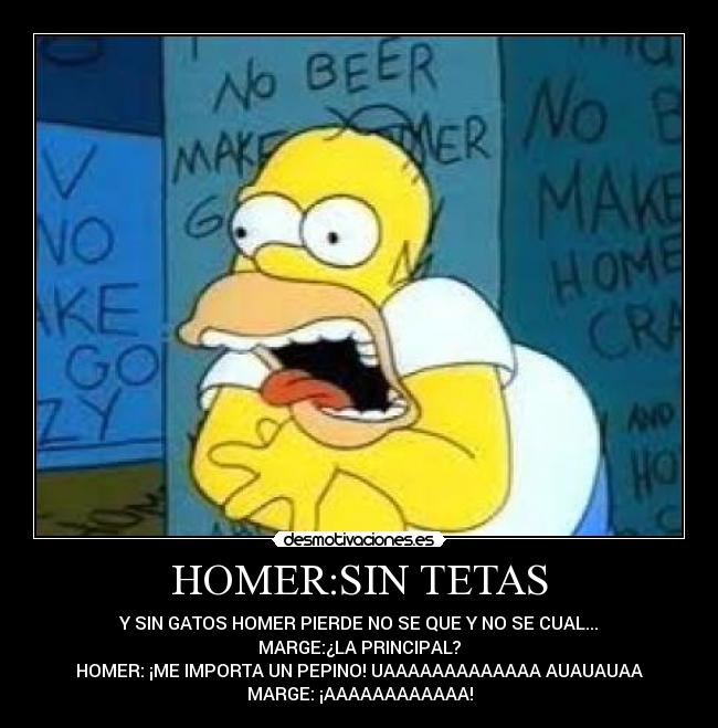 HOMER:SIN TETAS - 