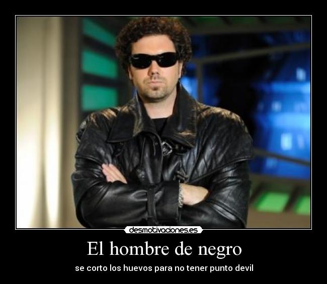 El hombre de negro -