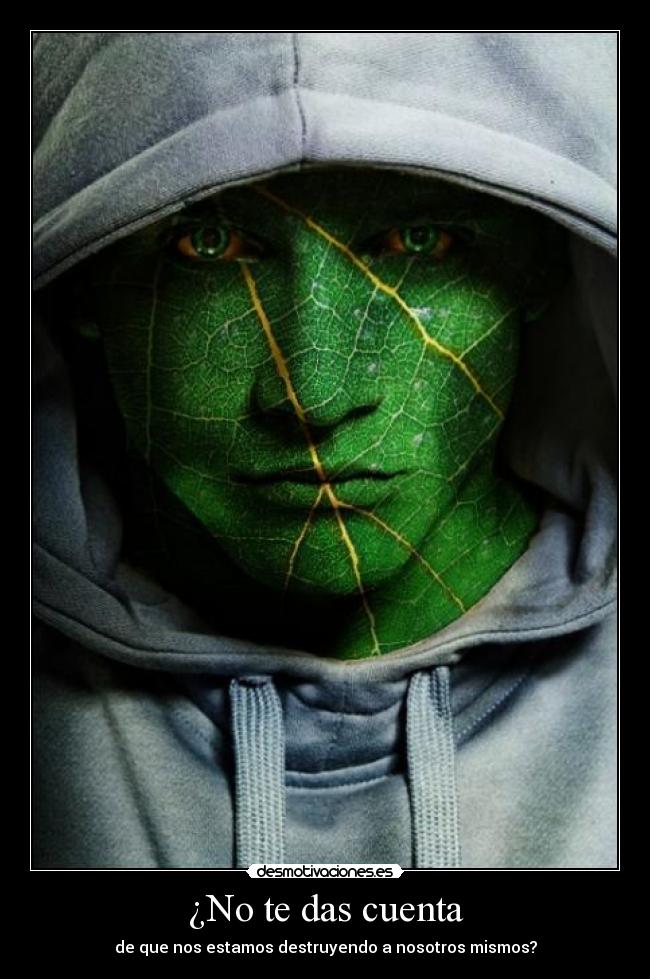 ¿No te das cuenta -