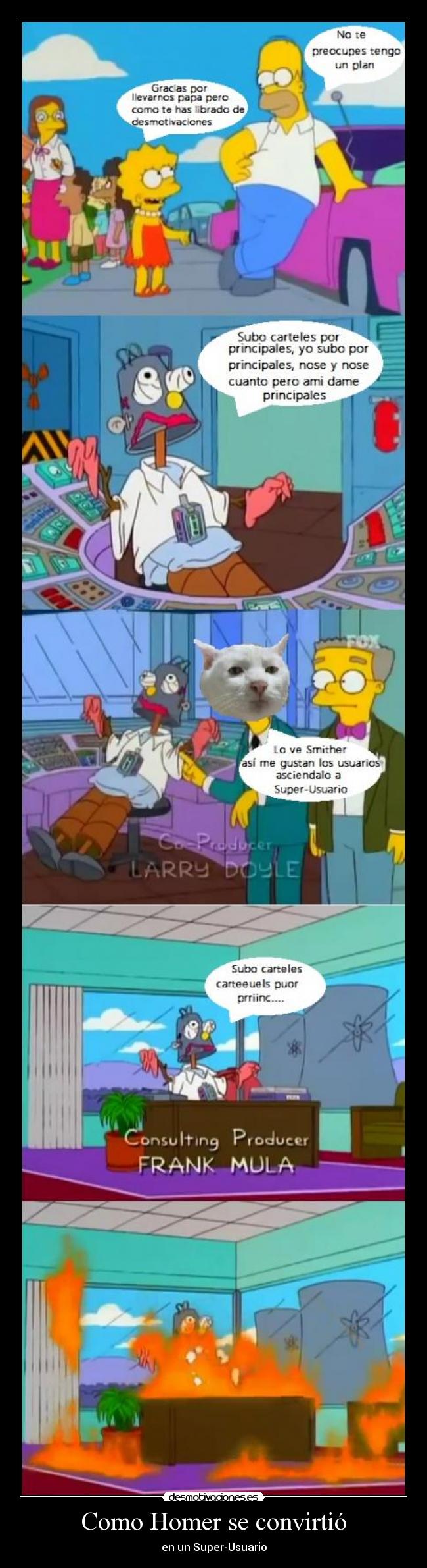 Como Homer se convirtió -
