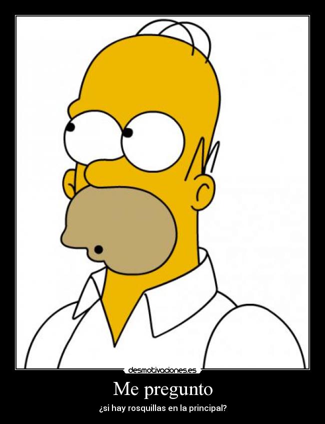 carteles homer rosquilles desmotivaciones