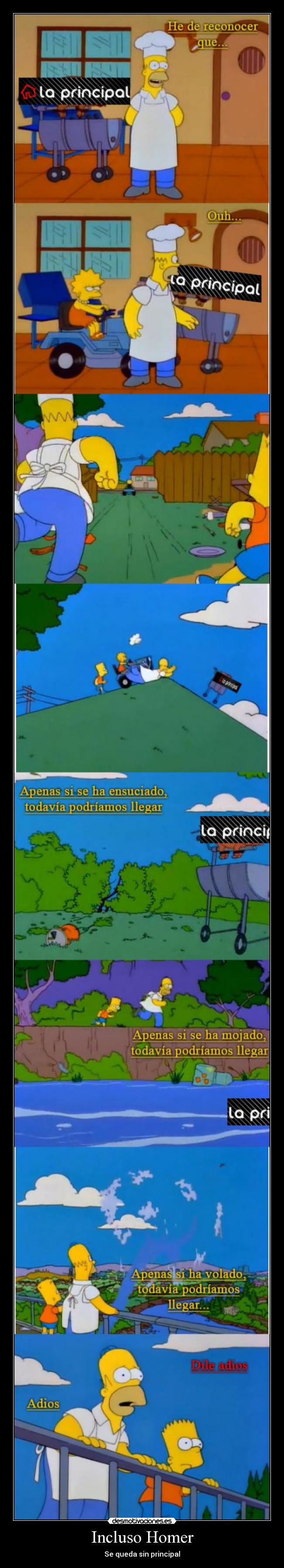 Incluso Homer - Se queda sin principal