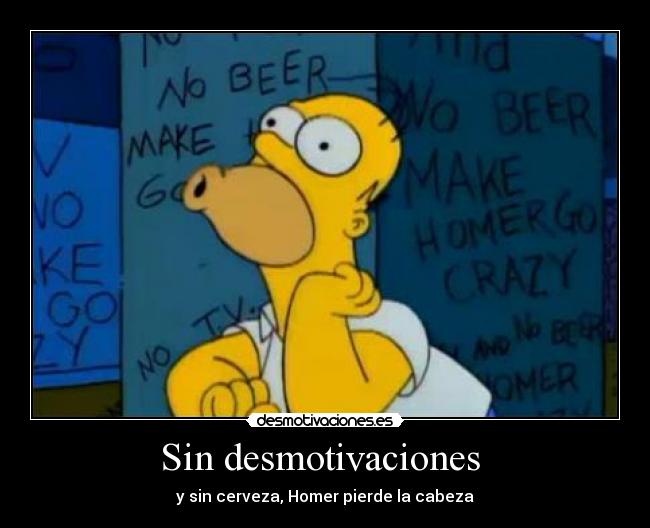 Sin desmotivaciones  - 