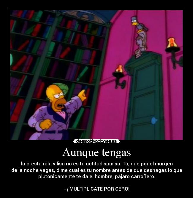 carteles homer cuervo desmotivaciones