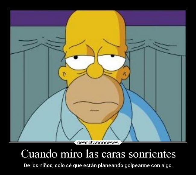 carteles homero ninos los simpsons desmotivaciones