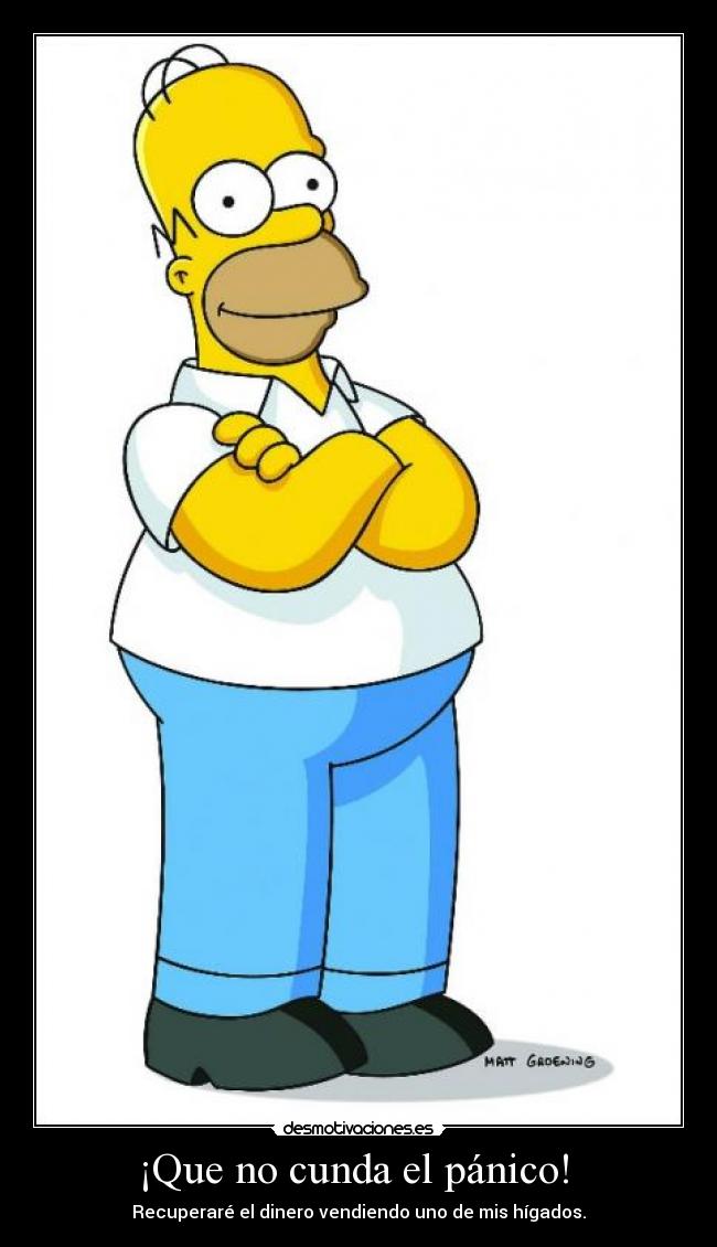 carteles homer simpson desmotivaciones