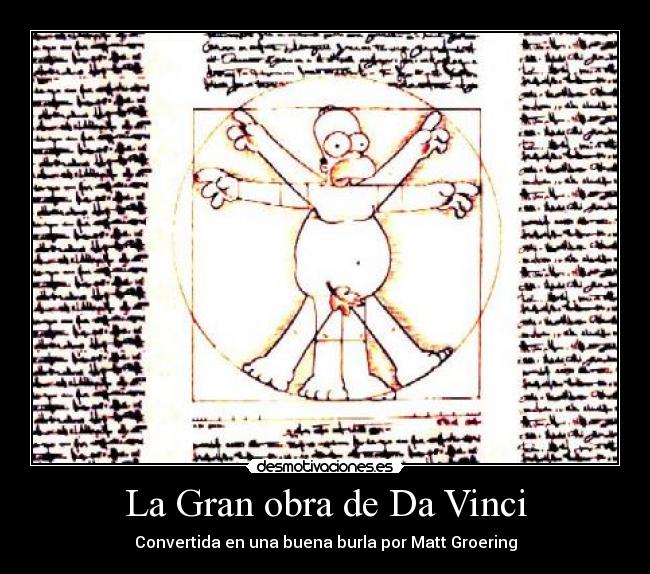 La Gran obra de Da Vinci - Convertida en una buena burla por Matt Groering