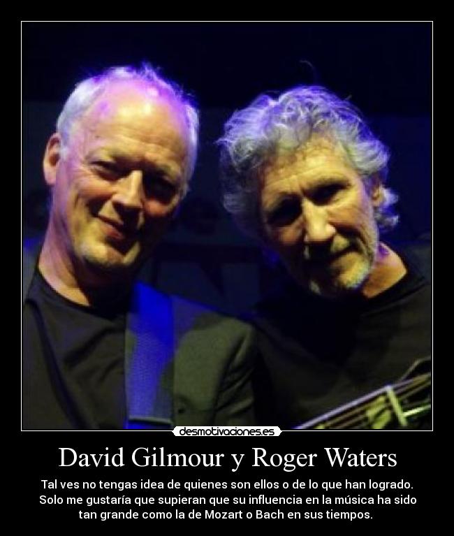 David Gilmour y Roger Waters - 