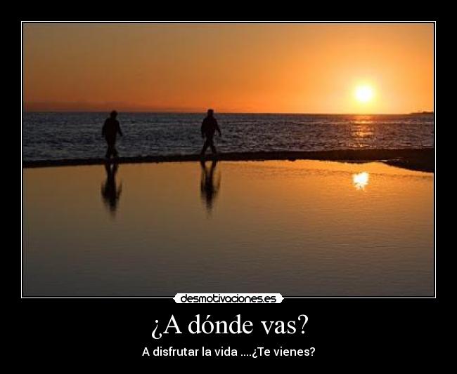 ¿A dónde vas? - 