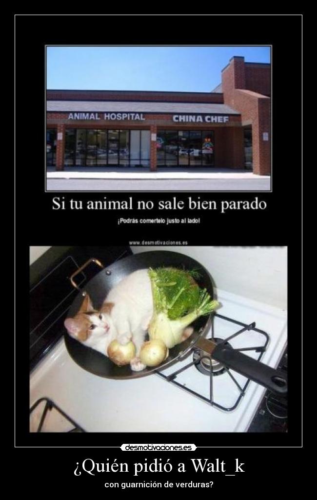 ¿Quién pidió a Walt_k -
