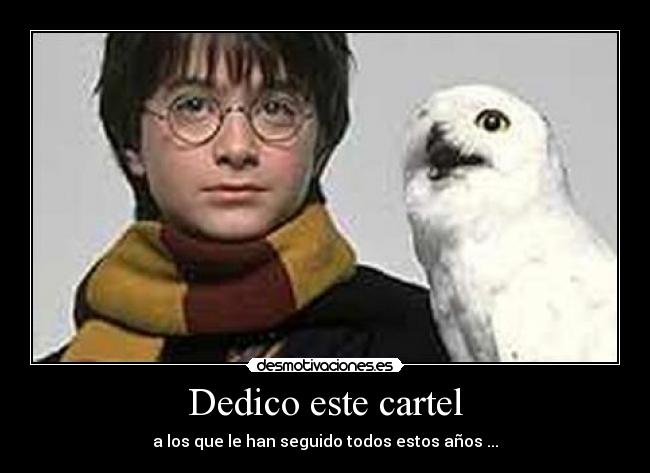 Dedico este cartel -