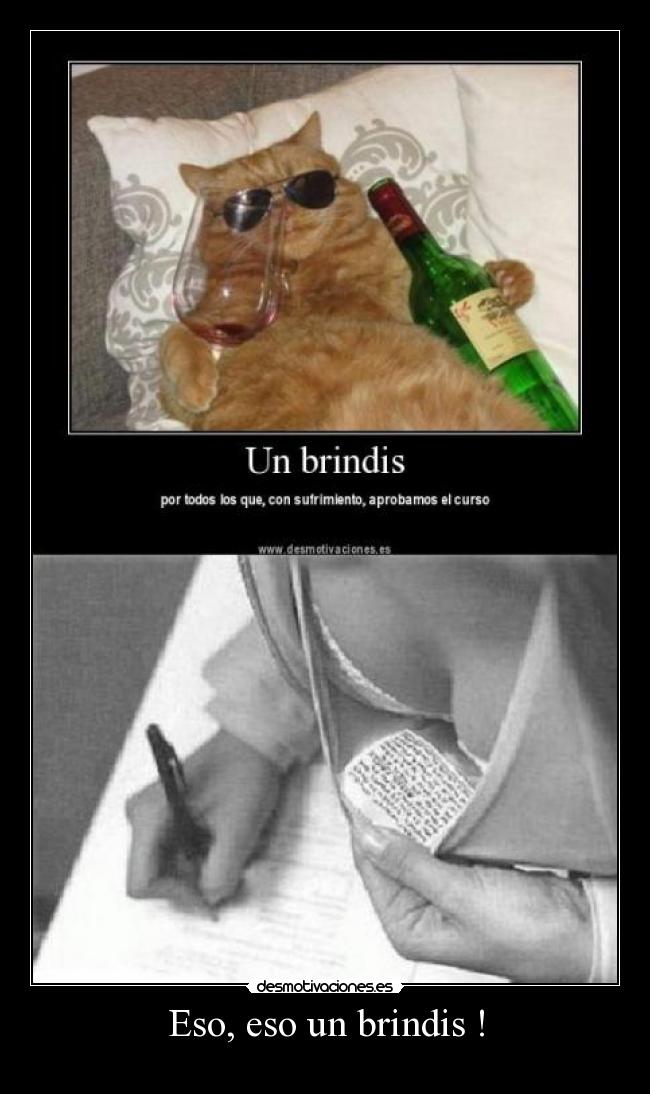 Eso, eso un brindis ! - 