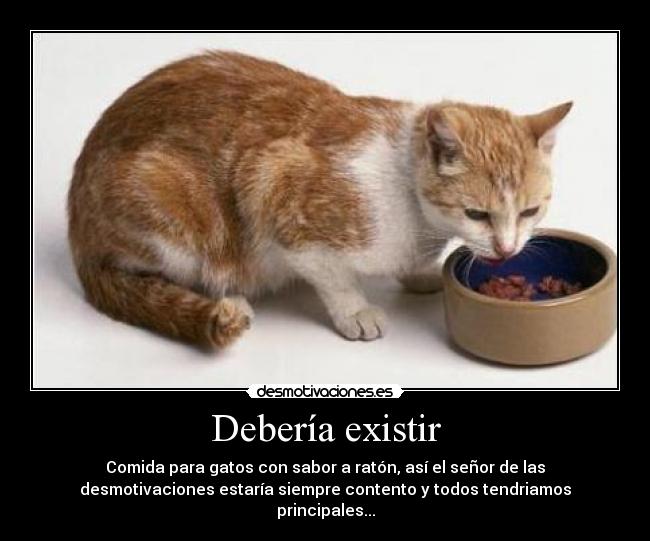 Debería existir -