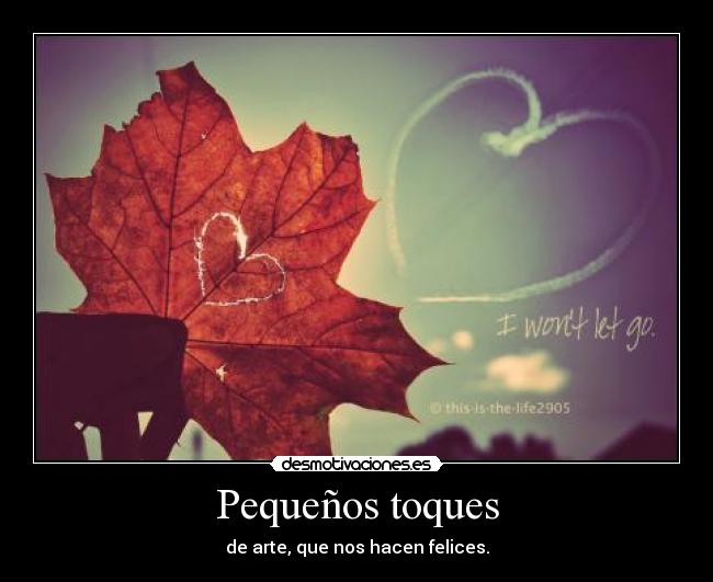 Pequeños toques - 