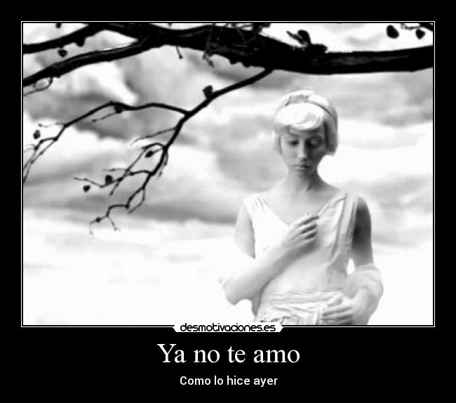 Ya no te amo - 