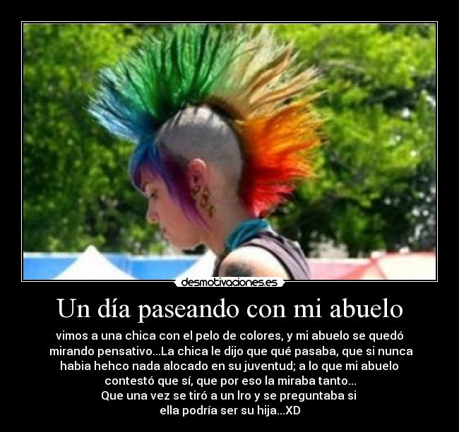 Un día paseando con mi abuelo -