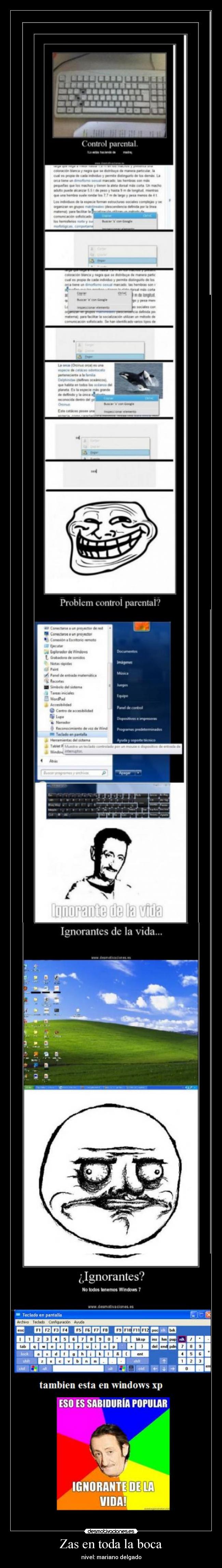 Zas en toda la boca - nivel: mariano delgado