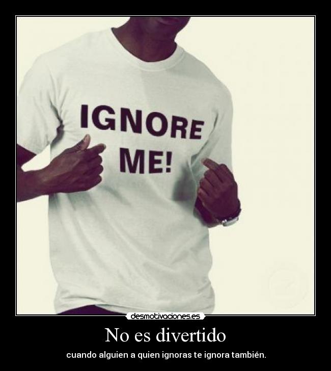 No es divertido - 